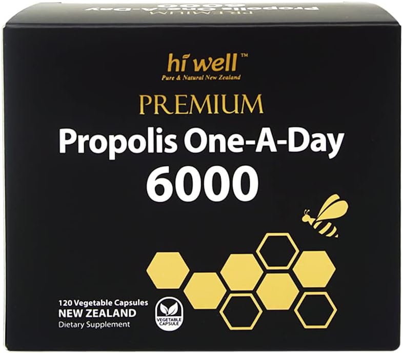Hi Premium Propolis One-A-Day 6000 Flavonoid 120mg 120Capsules