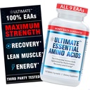 Ultimate Essential Amino Acids Supliment pentru tăiere, postare & antrenamente, Toate 9 EAAS, 3000mg, 40% Leucine, 4:1:1 BCAA Ratio, Binder-Free cu acoperire organică, Vegan, Keto, Non-GMO, 150 comprimate