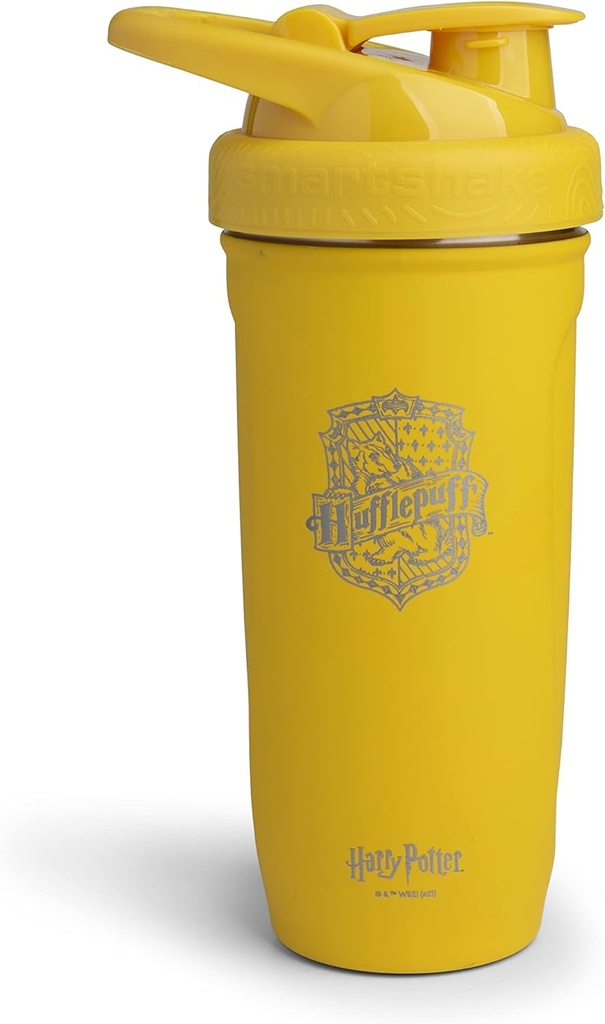 Smartshake Reforce Steel inoxidabil Harry Potter Hufflepuffs Shaker Sticla (900 ML / 30oz) 