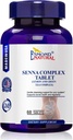 (8 Pack) Esmond Natural: Senna Complex Tablet - Lemon & Ceai verde (Bowel Health, Cleansing & Regularity), GMP, Natural Product Assn Certified, Made in USA - 620mg, 480 Tablete