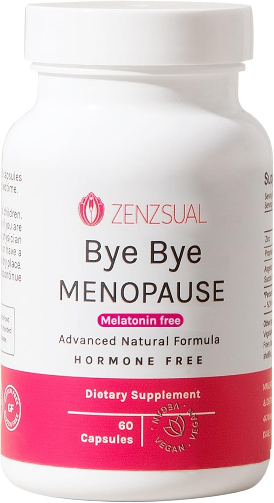 ZENZSUAL Bye Bye Menopause Suplimente pentru femei 