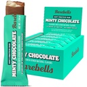 Barebells Soft Proteina Baruri, Minty Chocolate - 12 Conte, 16g High Proteine Treats - Chocolate Nutrition Bar cu 1g Total Sugars - On The Go Breakfast or Post-Workout Snack