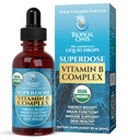 Superdose Organic Vitamina B Complexul de picaturi lichide 