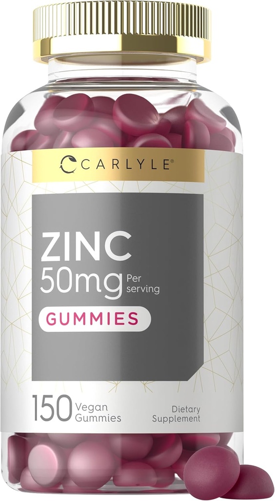 Carlyle Zinc 50mg Gummies 