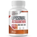 Liposomal Astaxanthin Supliment 24 MG, Absorbție maximă, antioxidant mai puternic decât VIT C, non-GMO & Gluten gratuit - 60 Softgels(2 luni de aprovizionare)