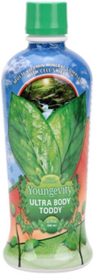Youngevity Ultra Body ToddyTM - 100+ Nutrient Mega Multi-vitamine Supliment mineral pentru bărbaţi şi femei - Absorbţie îmbunătăţită - Fitonutrienţi - Aminoacidi - 32 Fl Oz