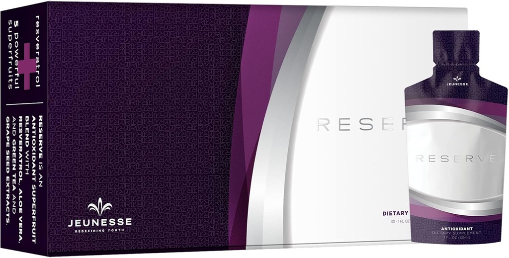 Jeunesse Global Reserve - Antioxidant Fruit Blend Supliment nutritional- 30 Pachete pe cutie (30ml)