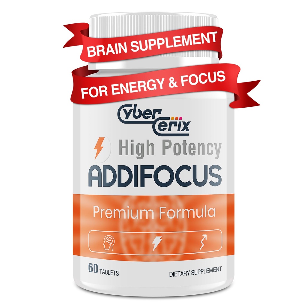 17-in-1 Creier Supliment pentru memorie și focalizare - Nootropic Creier Supliment pentru concentrare, Claritate, Energie și Focus - Natural Cafeina Blend cu vitamine, Aminoacizi și extracte de plante - 60 comprimate
