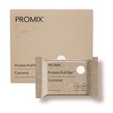 ProMix Nutritie Proteine Puff Baruri - Nuca de cocos - Marshmallow Crispy Treat - Great Tasting & Sanatos Pe Go Snack - Proteina mare & Calorie scăzut - Gratuit de gluten, soia, si porumb - 12 Baruri