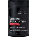 Sports Research® Capsule Lutein şi Zeaxanthin - Supliment de suport pentru sănătatea ochilor Made with Lute-Gen® and Organic Coconut Oil - Vegan Friendly & Non-GMO Verified - 120 Veggie Softgels