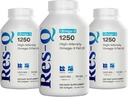 Res-Q 1250 Omega-3 Capsule de ulei de pește 3-Pachet