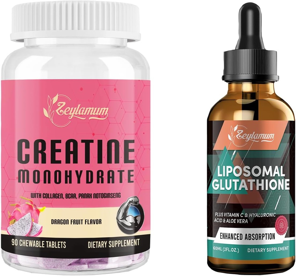 Liposomal Glutatione lichid & Creatină Monohidrat