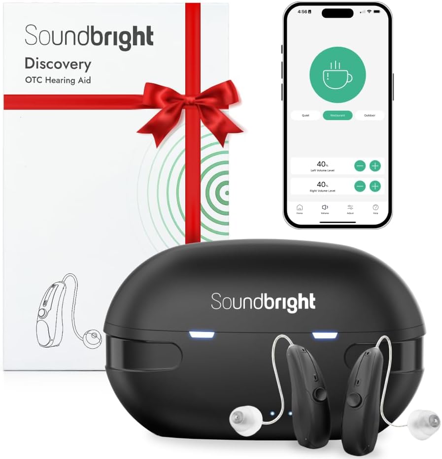 Descoperire Bluetooth Audiere SIDA pentru adulții în vârstă cu funcția de apel telefonic și muzică, reîncărcabil, confortabil, primitor-in-canal (Tip RIC)