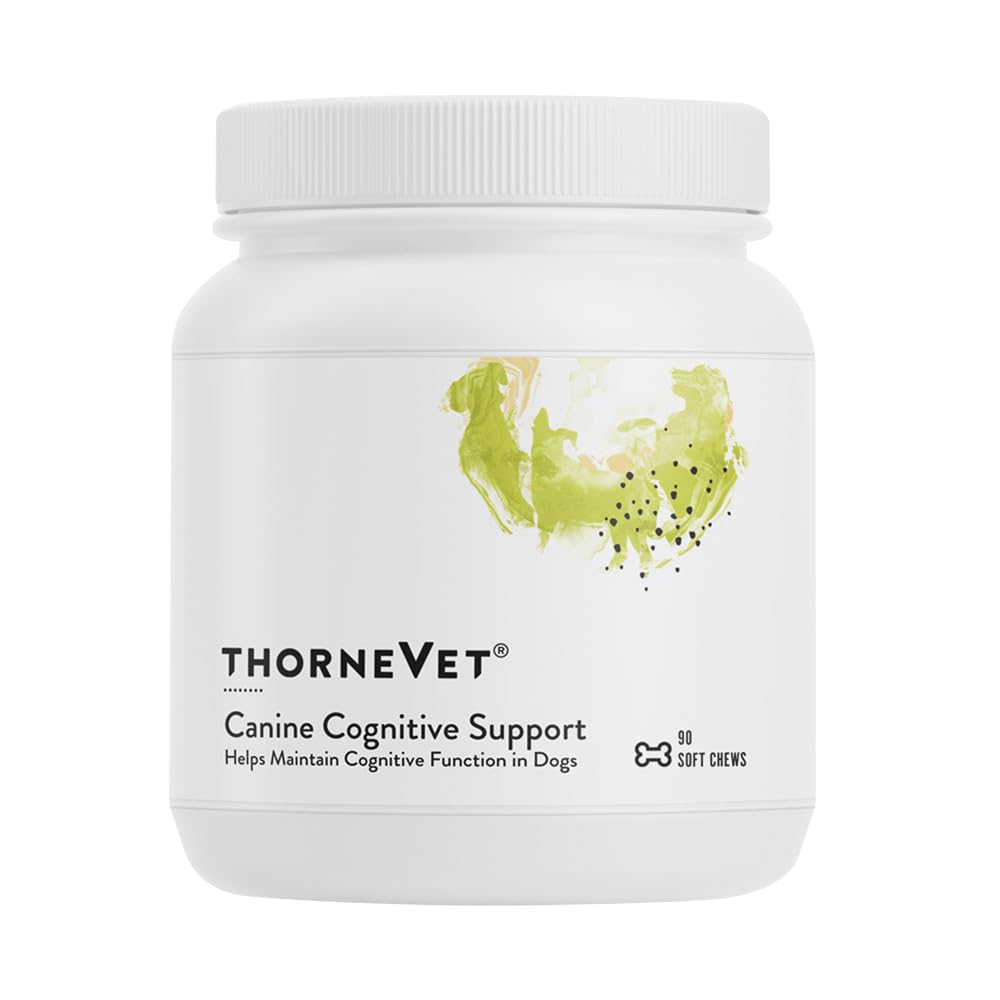 ThorneVet Canine Cognitive Suport Chews moale pentru câini - mare Tasting supliment de sănătate cu B vitamine și antioxidanți pentru a sprijini sănătatea creierului de câinele tău senior - 90 Chews moale