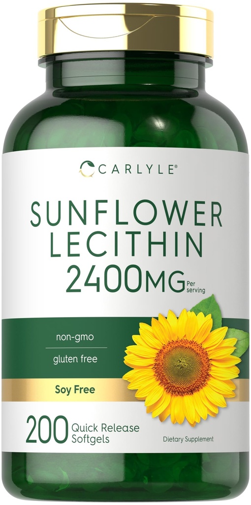 Carlyle Floare de soare Lecitin Softgel Capsulele 