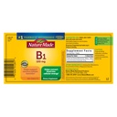 Natura făcut vitamina B1 100 mg, Supliment alimentar pentru suport metabolic energie, 100 comprimate, 100 zile de aprovizionare