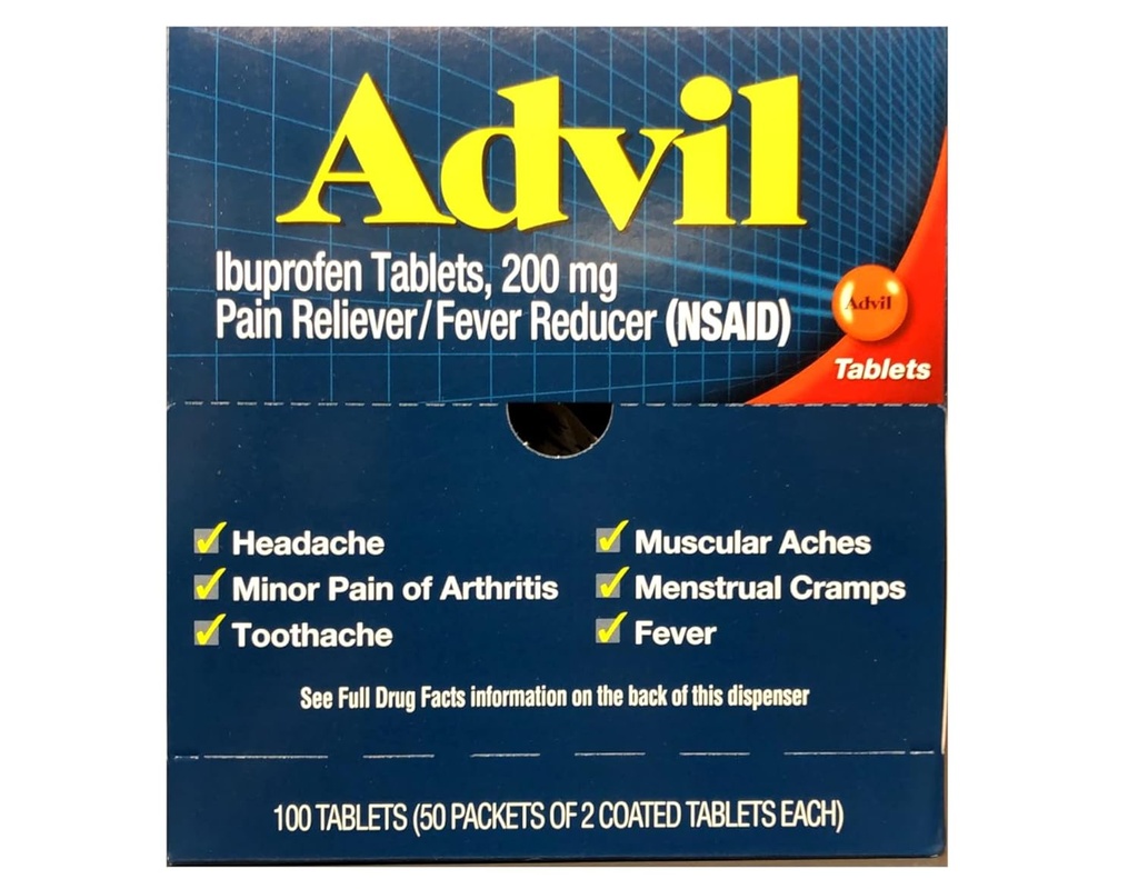 Advil Pain Relieiver/Fever Reductor comprimat filmat Refill