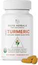 Turmeric organic & Ginger + Pepper negru - 100% Rădăcini întregi pure, neprelucrate, Uncoated, Ayurvedic Blend autentic - Suportă sănătatea comună și imunitatea 120 Vegan Tabs