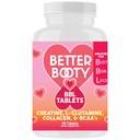 Booty BBL comprimate - Creatine Complex Supliment pentru femei cu Creatine Monohidrat, L-glutamină, Colagen, și BCAA (90ct)