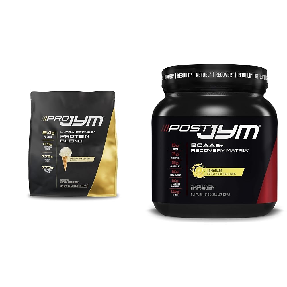PRO JYM 45 Serviri Pulbere de proteine & post JYM Active Matrix post-workout Suplimente