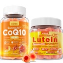 NEVAISS CoQ10 Gummies 60 Count + Lutein Gummies 60 Count