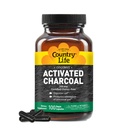 Country Life Nucă de cocos Capsule Charcoal activate, 260 mg 