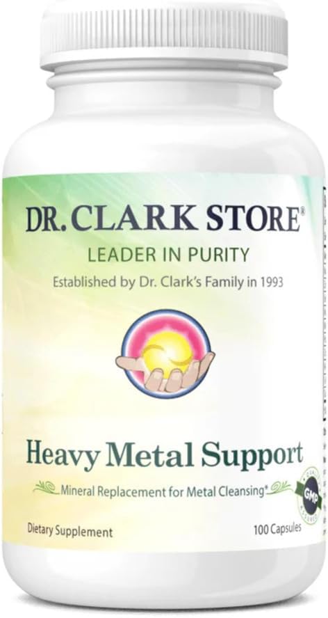 Dr Clark Store Heavy Metal Support, Inlocuire minerala pentru curatarea metalelor, 100 Capsule