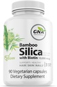Siliciu de bambus cu Biotin Vegan prietenos 3 luni de aprovizionare