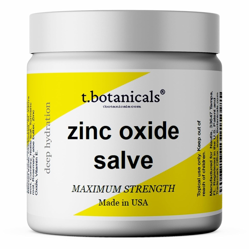 Ointment de oxid de zinc, Balsam de zinc TSW, Salve de oxid de zinc, Relief Soothing, Unt natural Made in USA
