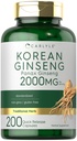 Carlyle Korean Ginseng Extract capsule 2000 mg 