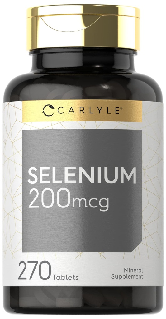 Suplimentul Carlyle Seleniu 200 mcg 