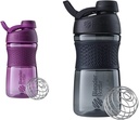 BlenderBottle 20-Ounce negru și Plum proteine Shaker sticle cu BlenderBall sârmă Whisk