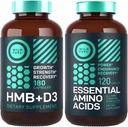 Motorină HMB WILD cu vitamina D3 și supliment de aminoacizi esențial putere și de recuperare Bundle