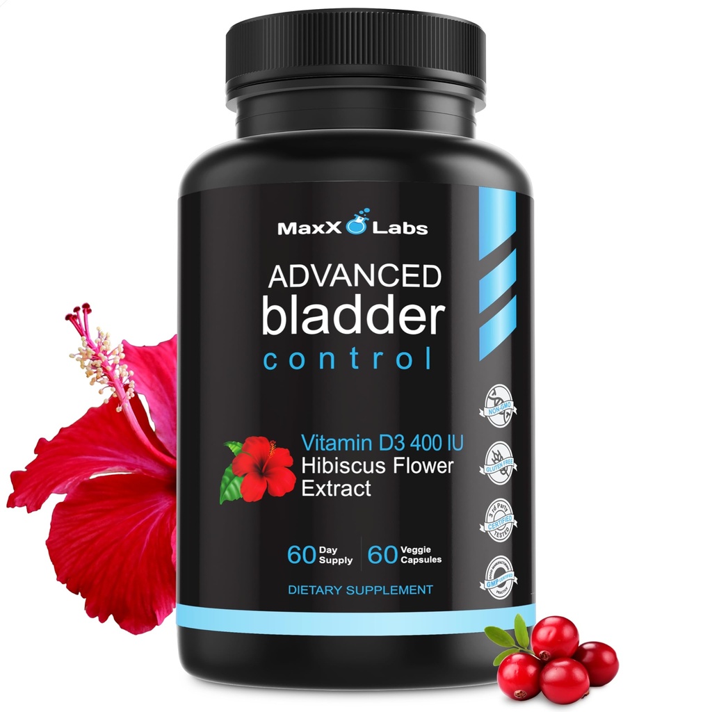 Advanced Bladder Control Suplimente pentru femei si barbati - Sustine tractul urinar Sănătate - Ajuta vezica urinara supraactiva si infectia tractului urinar - Pastile de cranberry w / Pumpkin extract ulei de seminte