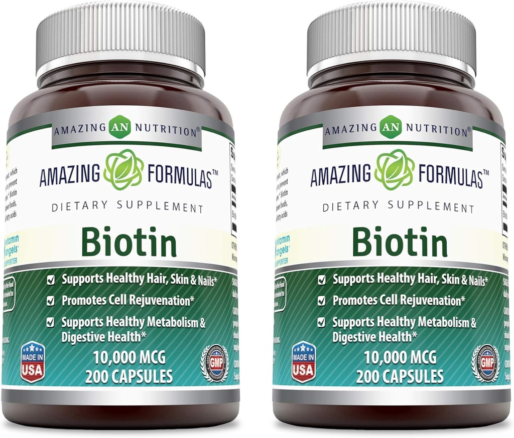 Amazing Formulas Biotin 10000 mcg Veggie Capsule 
