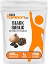 BulkSupplements.com Black Usturoi Extract pulbere - Extract de usturoi în vârstă, Supliment vegetal - Vegan & Gluten gratuit, 800 mg per Serving, 1 kg (2,2 lbs) (Pachet de 1)