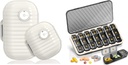 Weekly Pill Organizator, Travel Pill Organizator, Large Travel Pill Box 7 Ziua, Am Trei Zilnic Pill Case cu Removable Medicine Container