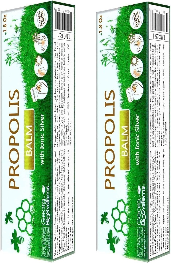 Set 2 Balsam Propolis cu Ionic Silver 30g/1 Oz