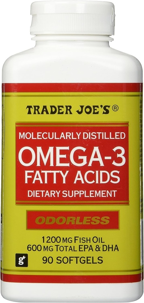 Comerciantul lui Joe distilat molecular Omega-3 acizi grasi Supliment alimentar
