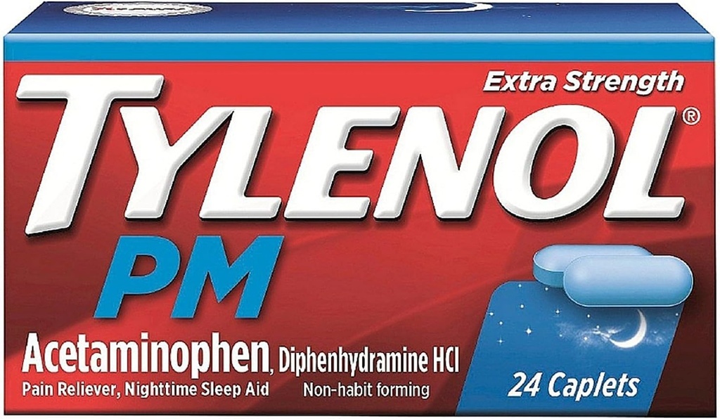 Tylenol Pm ES Caplet 24ct Dimensiune 24ct