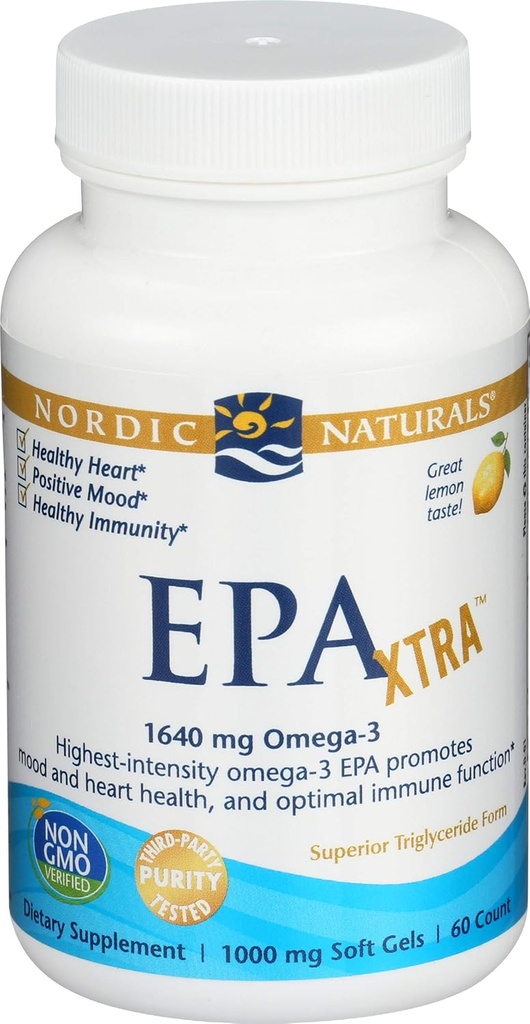 Naturale nordice Epa Xtra Lemon, 60 Ct