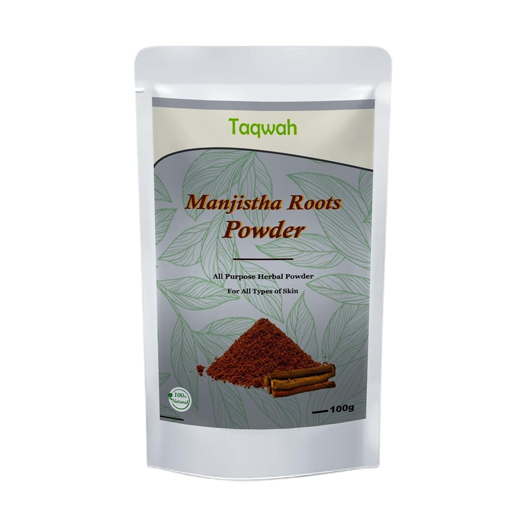 Manjistha Powder- Rubia Cordifolia pentru fata, par, & Skin Care 