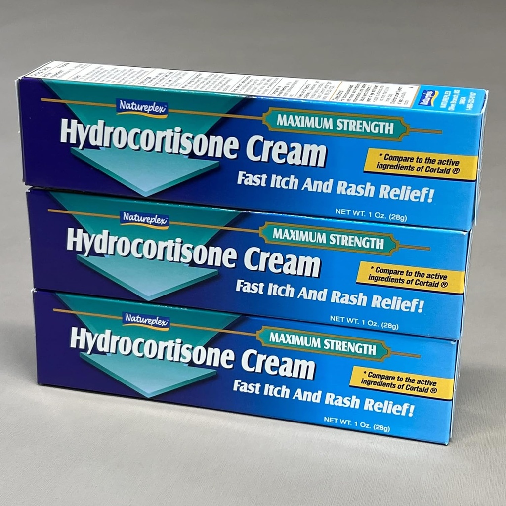 Natureplex Hydrocortizon Cream Anti- Itch Cream, 1% (3 ambalaj) (3)