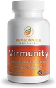 Virmunity - Supliment de suport imun, 60 capsule pentru adulţi, cu vitamina C şi E, seleniu, zinc, antioxidanţi, NAC şi probiotice.