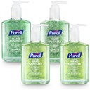 PURELL Advanced Hand Sanitizer Soothing Gel, Proaspat Scent, 8 fl oz Pomp Sticla (Pachet de 4), 9674-06-ECDECO