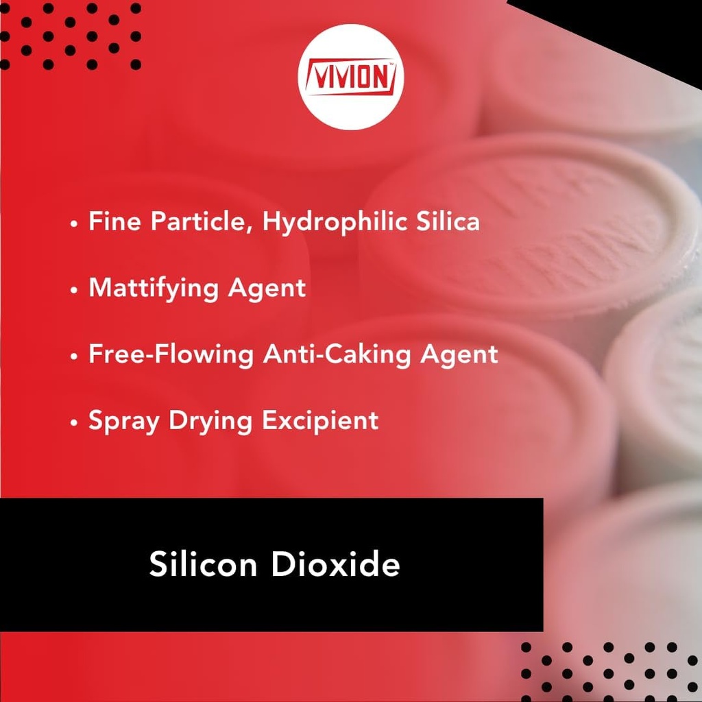 Silicon Dioxid de pulbere - vrac 25 lb - Sipernat 22S de grad farmaceutic silicat precipitat - Agent de flux de umiditate-absorbție anticaucidere - Excipient de uscare prin pulverizare