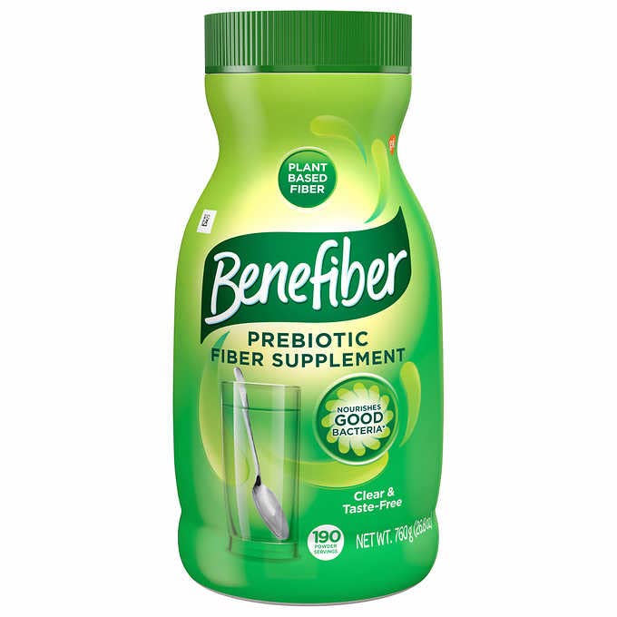 Benefiber Fiber Supplement Powder 190 Serviri - Sugar Free- Grit Gratuit 722 grame (25,5 oz.)