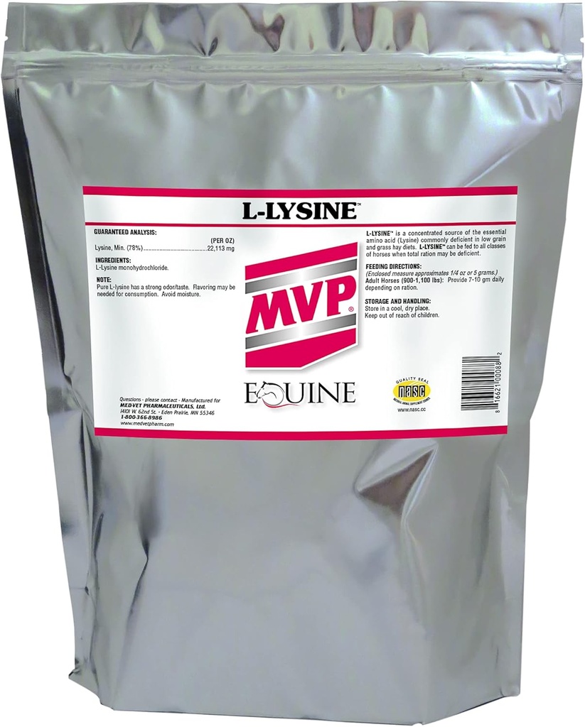 MVP L-Lysine (10lb) pentru Equine Muscle/Immune Support