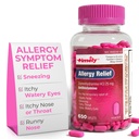 Clorhidrat de difenhidramină 25 mg - 650 Caplete - Comparativ cu Benadryl Alergia Ultratab - Antihistaminice - Medicamente pentru alergii - Relief de nas pentru adulţi - Tratament pentru ochi albi