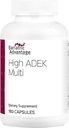 Bariatrie Avantaj High ADEK Multi - pentru pacienţii cu chirurgie bariatrică - Multivitamine cu vitamine A, D, E, K & Trace Minerale - 100% DV de ADEK - 180 capsule
